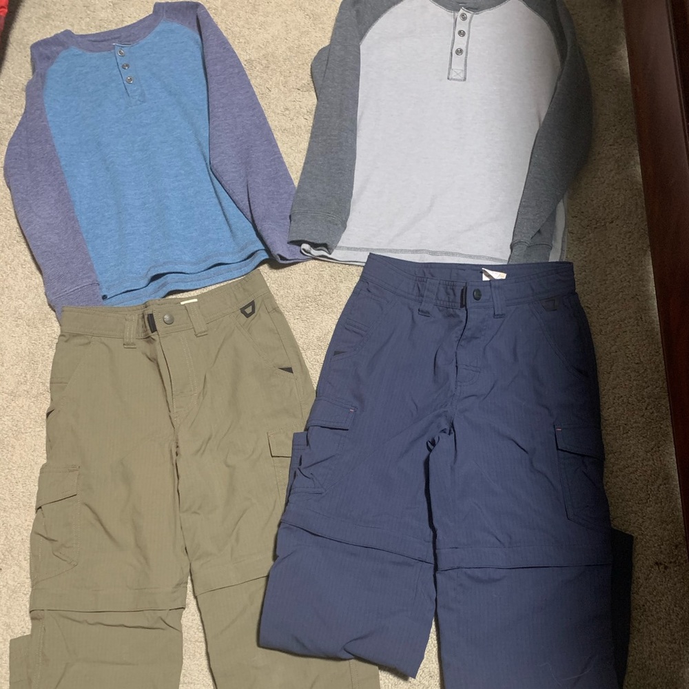 LLBean Trek Pants/ Thermal Shirts